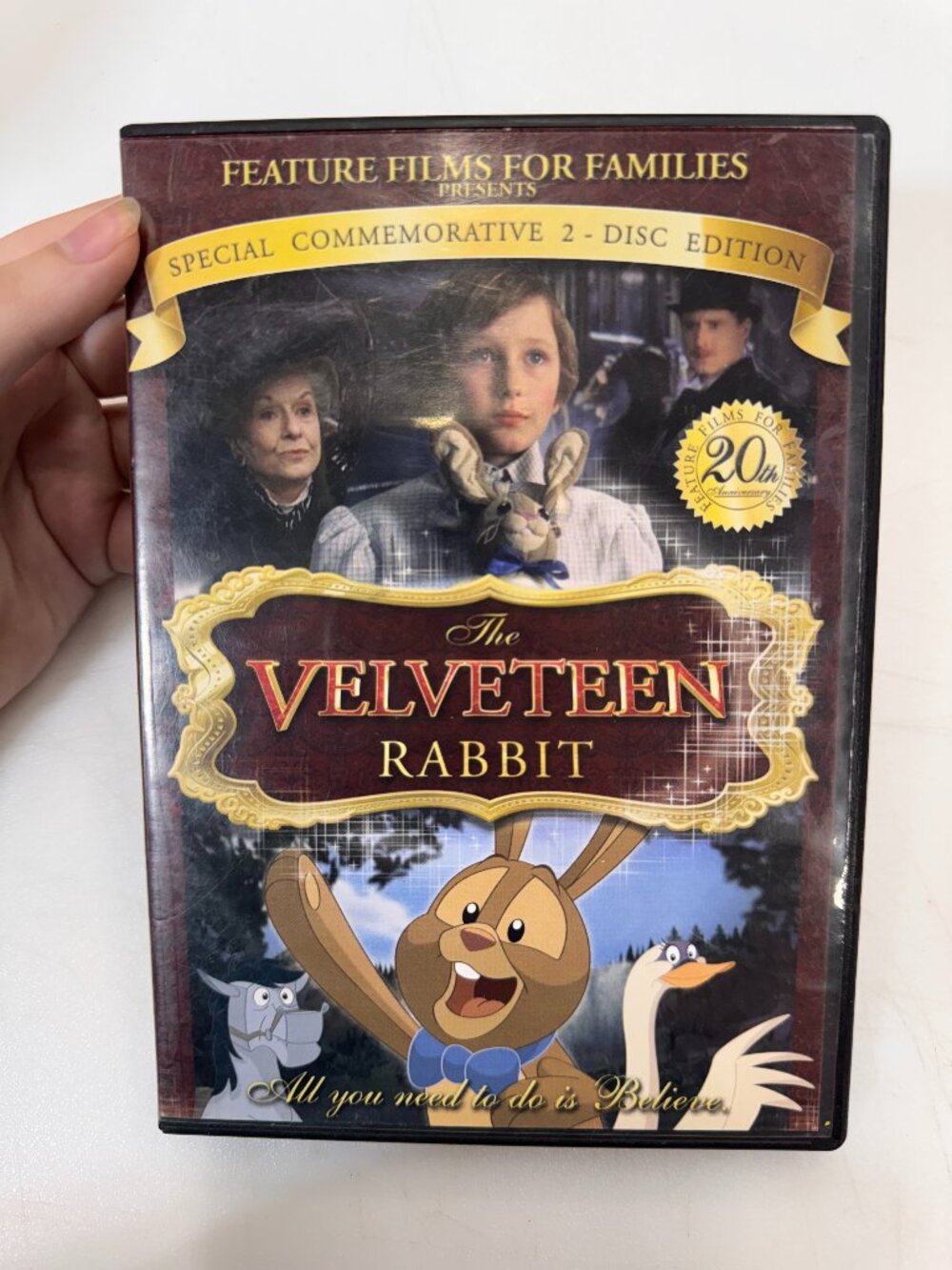 The Velveteen Rabbit [DVD] Disc Tested, Working